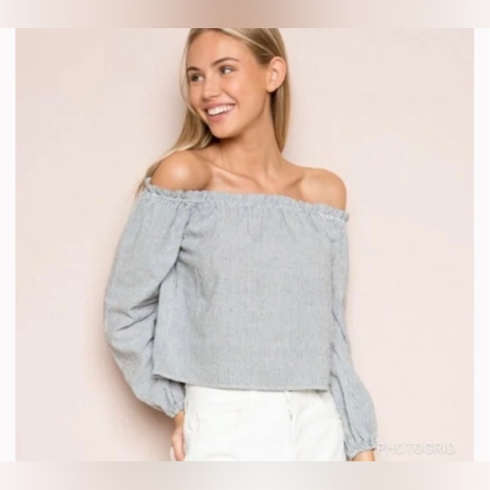 Brandy Melville Theia Striped Top